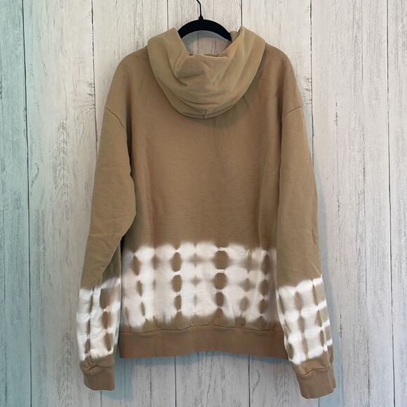 Nwt- Talentless Border Wash Heavyweight Hoodie Men's Size Large In Color Sand. - Picture 8 of 8